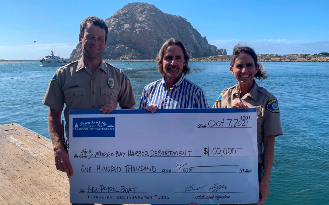 Friends of the Morro Bay Harbor Department Raise $100,000 for Harbor Patrol Boat Revamp